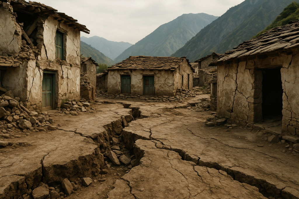 Chamoli region devastated by powerful 6.8 magnitude earthquake in 1999