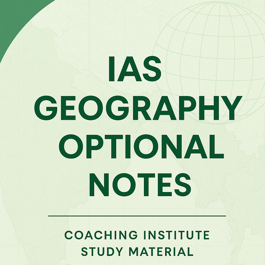 Direction IAS Geography Optional Notes book cover