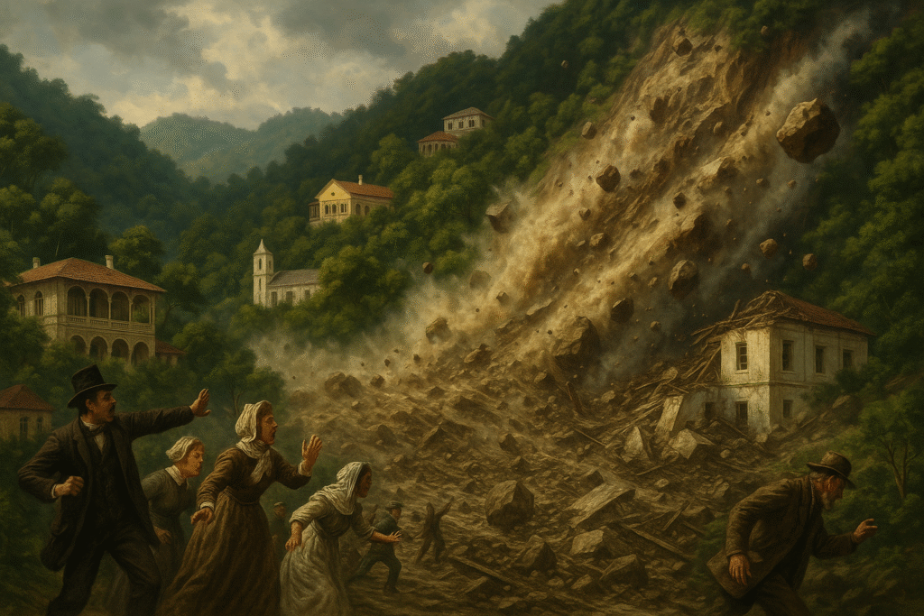 Nainital hill station struck by devastating Sher ka Danda landslide in 1880