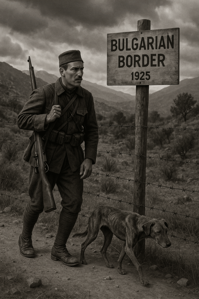 The War of the Stray Dog 1925 - Greek soldier following his dog across Bulgarian border