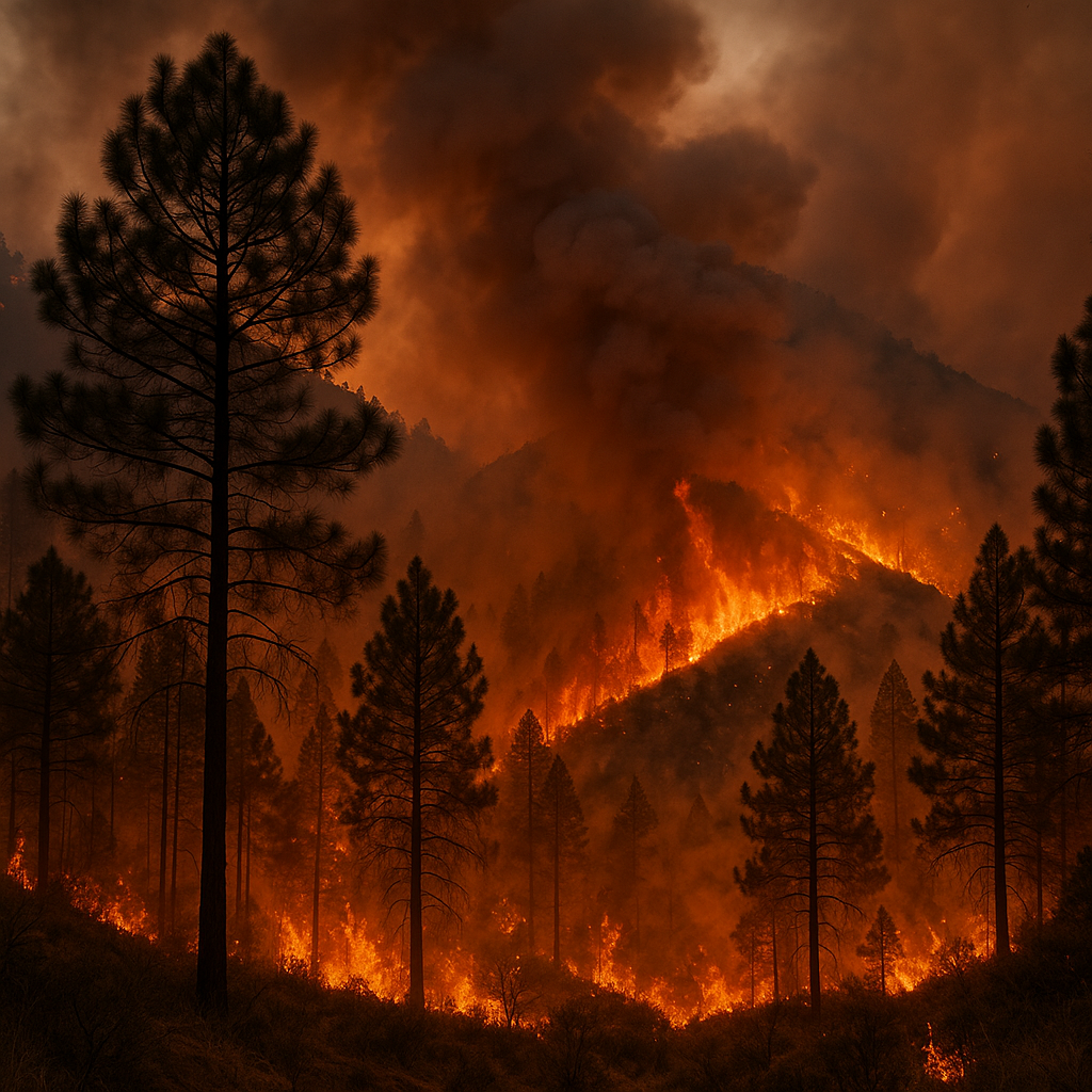 Devastating forest fires engulf Uttarakhand mountains in 2016