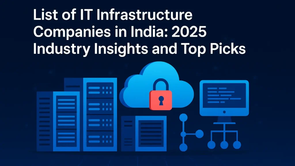 list of it infrastructure companies in india