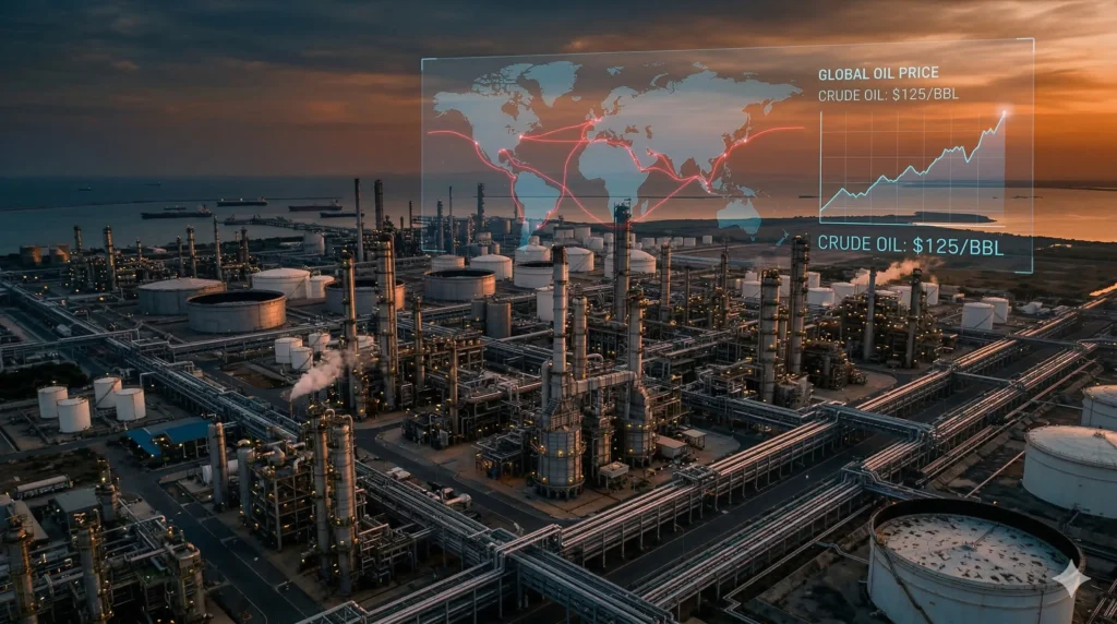 Nelson Complexity Index leadership illustrated through advanced oil refinery infrastructure and global energy market dynamics
