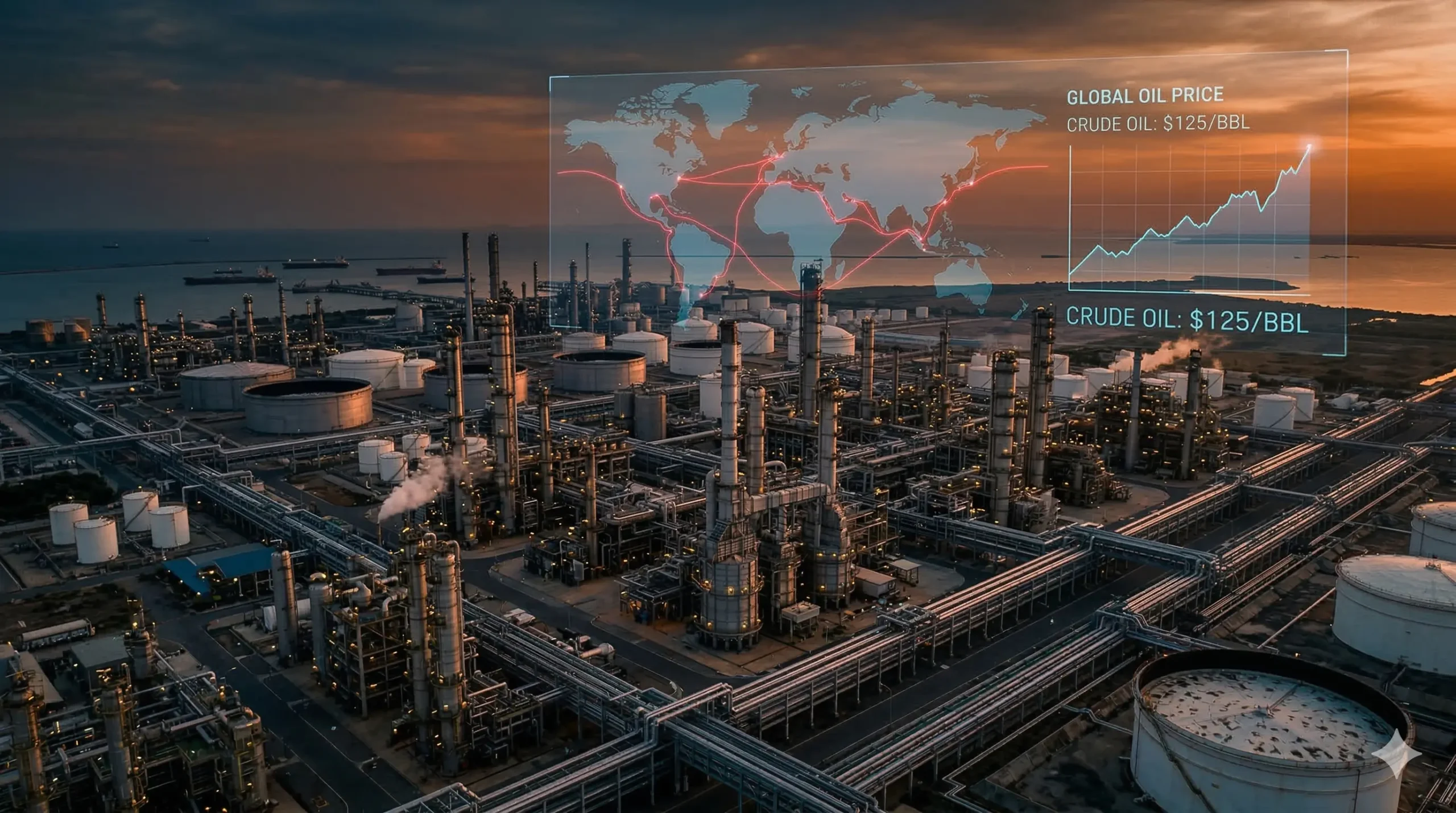 Nelson Complexity Index leadership illustrated through advanced oil refinery infrastructure and global energy market dynamics