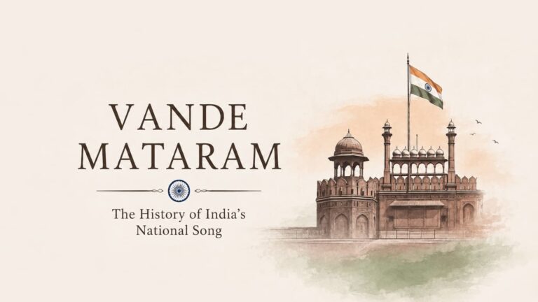 Vande Mataram history and India's National Song