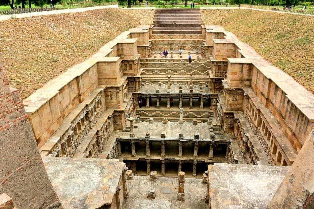 historic Indian water management system and stepwell