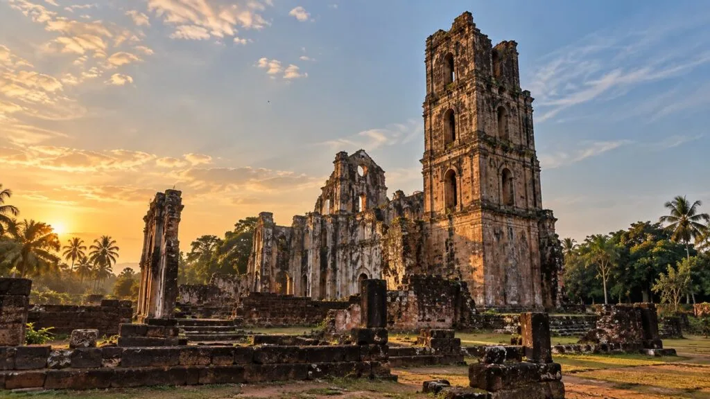 Ruins of St Augustine Church in Old Goa associated with Queen Ketevan's relics