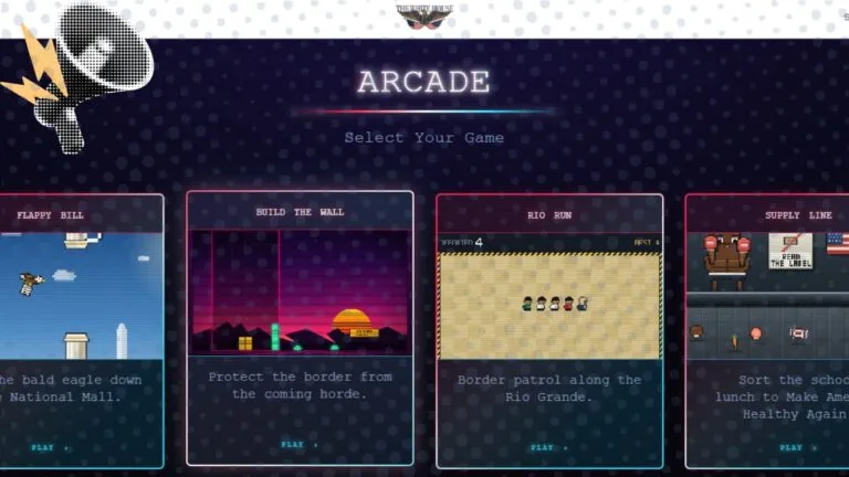 White House Arcade government video games launched in 2026