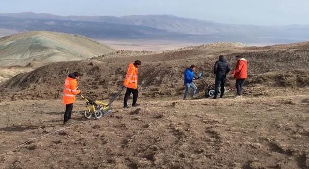 Archaeological researchers investigating the Noah's Ark mystery near Mount Ararat