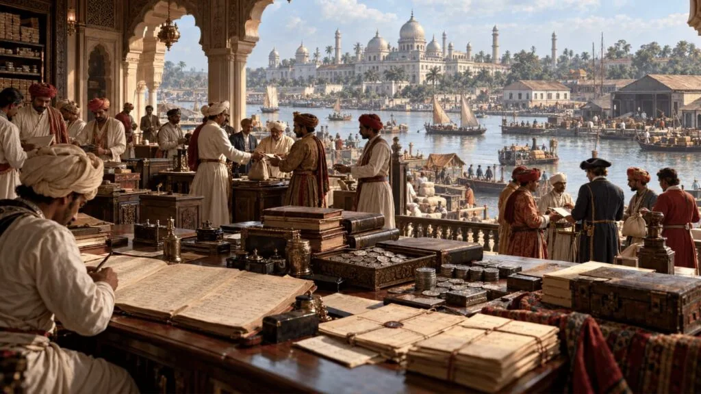 House of Jagat Seth and Bengal's financial network before the Battle of Plassey