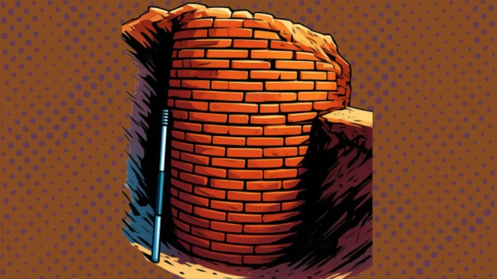 Govishan Mound excavation in Kashipur showing exposed ancient brick structures(animated)