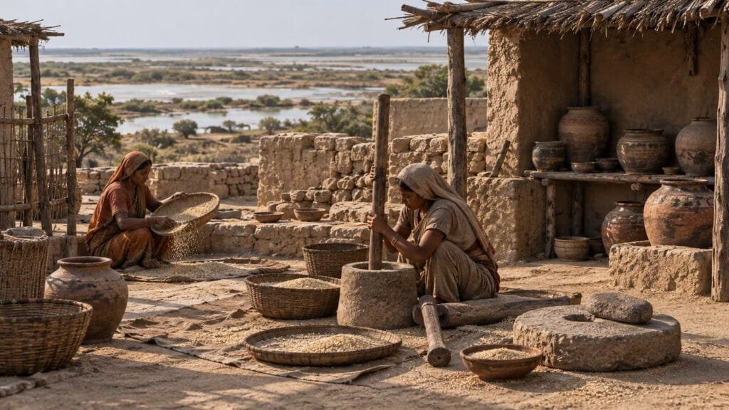 Medieval rice processing reconstructed from archaeological evidence at Barbadgaon